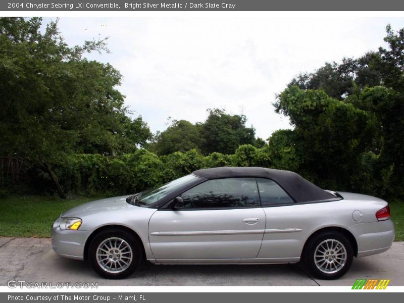 Bright Silver Metallic / Dark Slate Gray 2004 Chrysler Sebring LXi Convertible