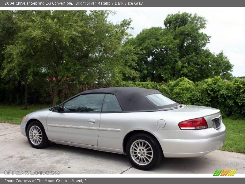 Bright Silver Metallic / Dark Slate Gray 2004 Chrysler Sebring LXi Convertible