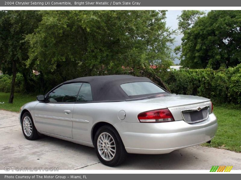 Bright Silver Metallic / Dark Slate Gray 2004 Chrysler Sebring LXi Convertible