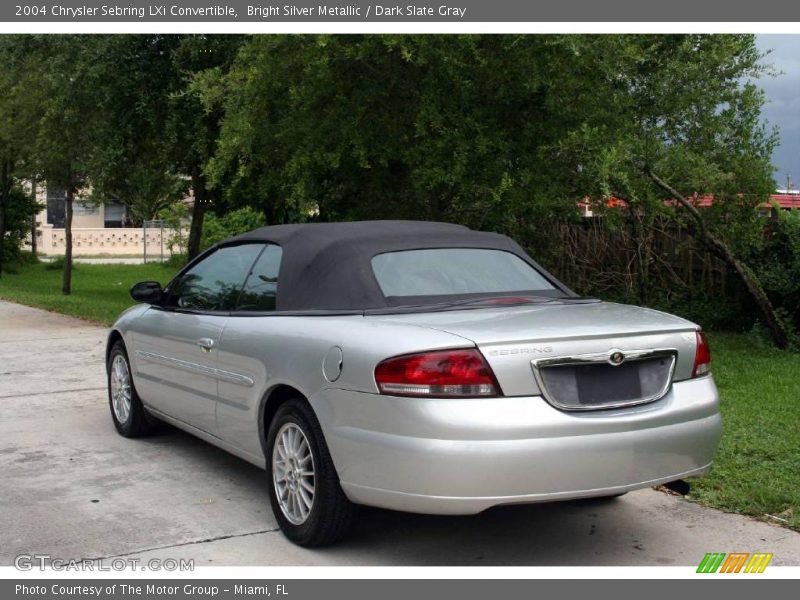 Bright Silver Metallic / Dark Slate Gray 2004 Chrysler Sebring LXi Convertible