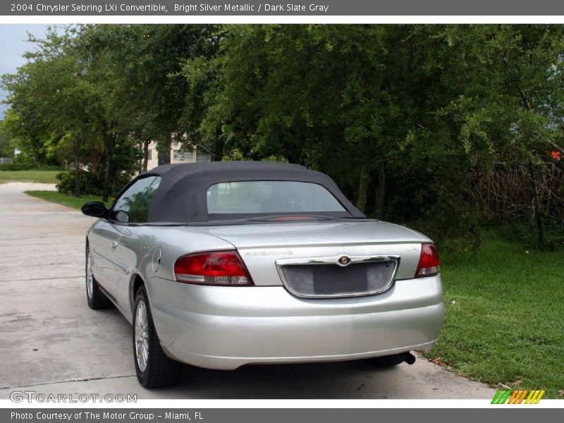 Bright Silver Metallic / Dark Slate Gray 2004 Chrysler Sebring LXi Convertible