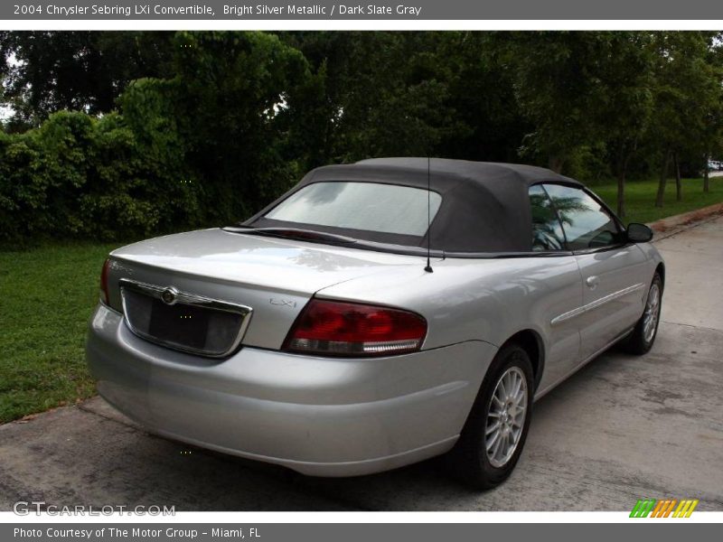 Bright Silver Metallic / Dark Slate Gray 2004 Chrysler Sebring LXi Convertible