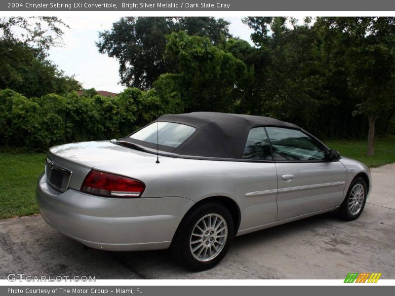 Bright Silver Metallic / Dark Slate Gray 2004 Chrysler Sebring LXi Convertible