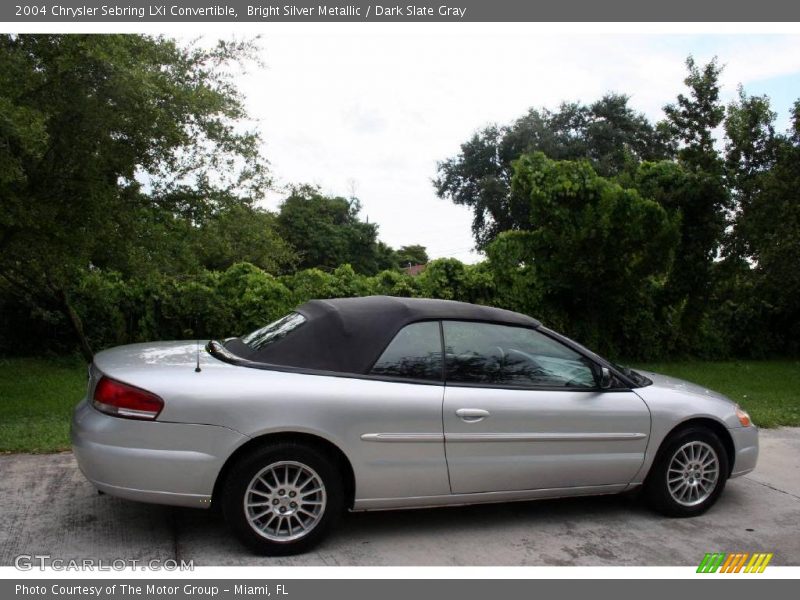 Bright Silver Metallic / Dark Slate Gray 2004 Chrysler Sebring LXi Convertible