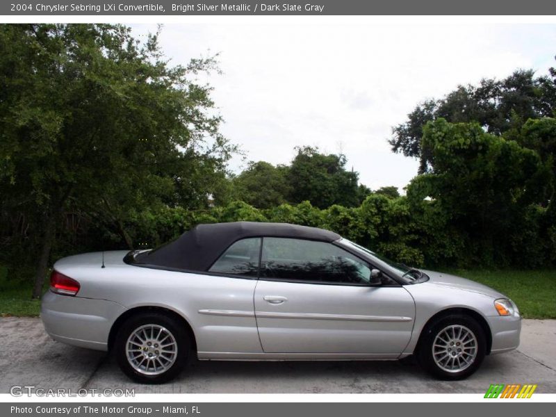 Bright Silver Metallic / Dark Slate Gray 2004 Chrysler Sebring LXi Convertible