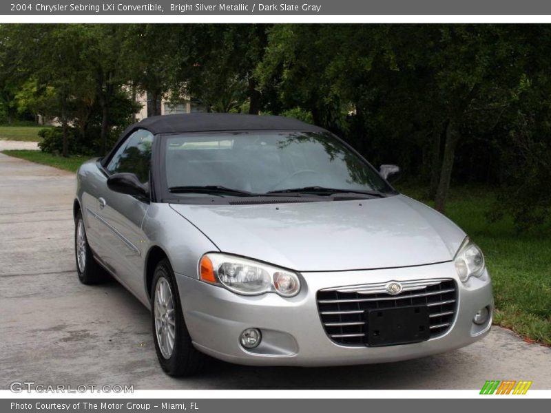 Bright Silver Metallic / Dark Slate Gray 2004 Chrysler Sebring LXi Convertible