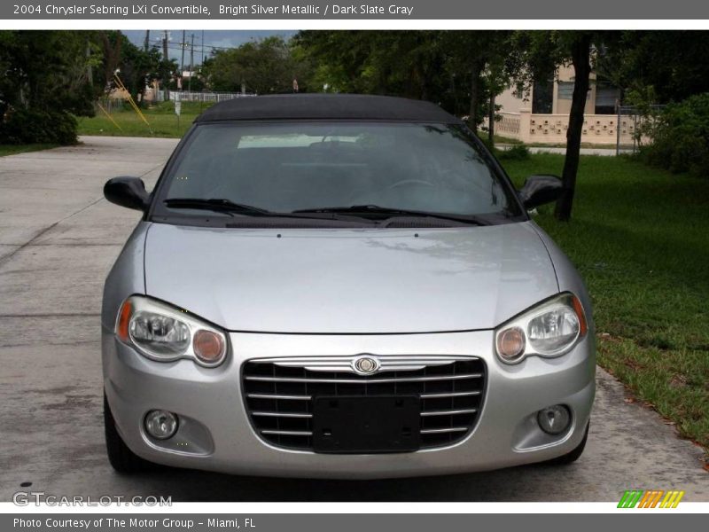 Bright Silver Metallic / Dark Slate Gray 2004 Chrysler Sebring LXi Convertible