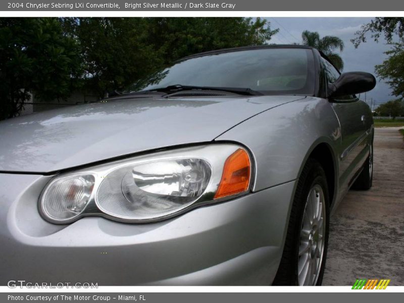Bright Silver Metallic / Dark Slate Gray 2004 Chrysler Sebring LXi Convertible