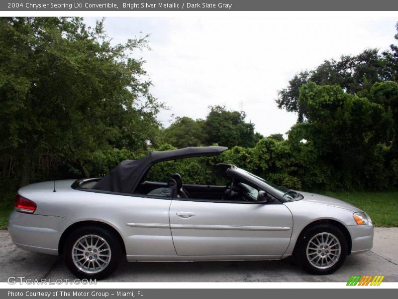 Bright Silver Metallic / Dark Slate Gray 2004 Chrysler Sebring LXi Convertible