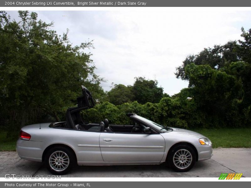 Bright Silver Metallic / Dark Slate Gray 2004 Chrysler Sebring LXi Convertible