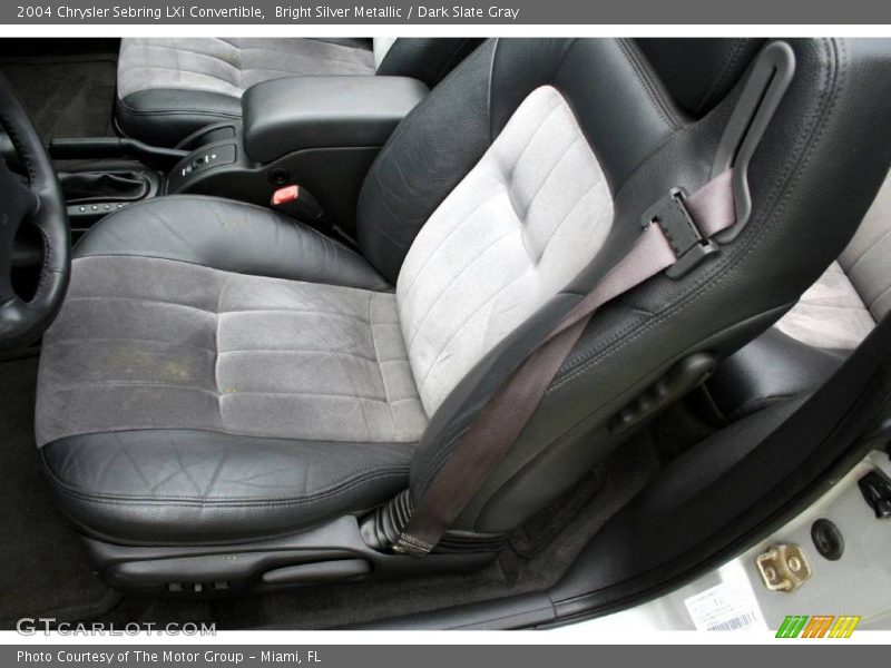 Bright Silver Metallic / Dark Slate Gray 2004 Chrysler Sebring LXi Convertible