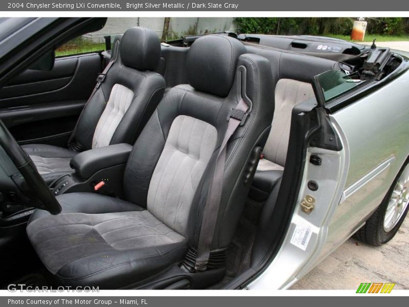 Bright Silver Metallic / Dark Slate Gray 2004 Chrysler Sebring LXi Convertible