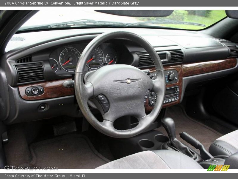 Bright Silver Metallic / Dark Slate Gray 2004 Chrysler Sebring LXi Convertible