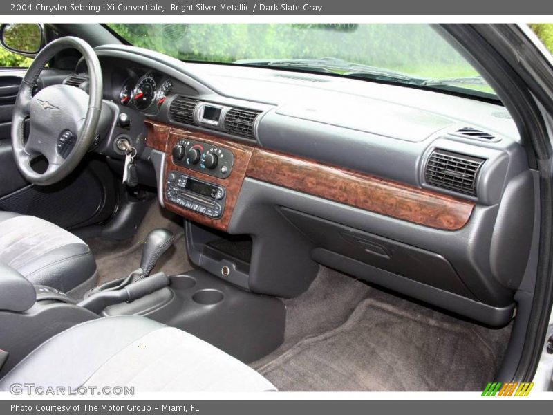 Bright Silver Metallic / Dark Slate Gray 2004 Chrysler Sebring LXi Convertible