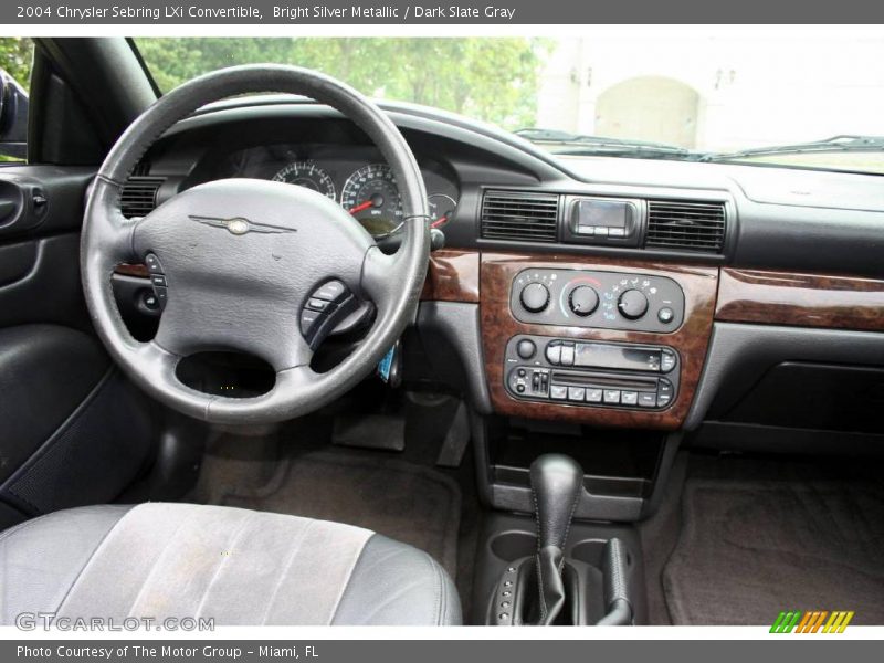 Bright Silver Metallic / Dark Slate Gray 2004 Chrysler Sebring LXi Convertible