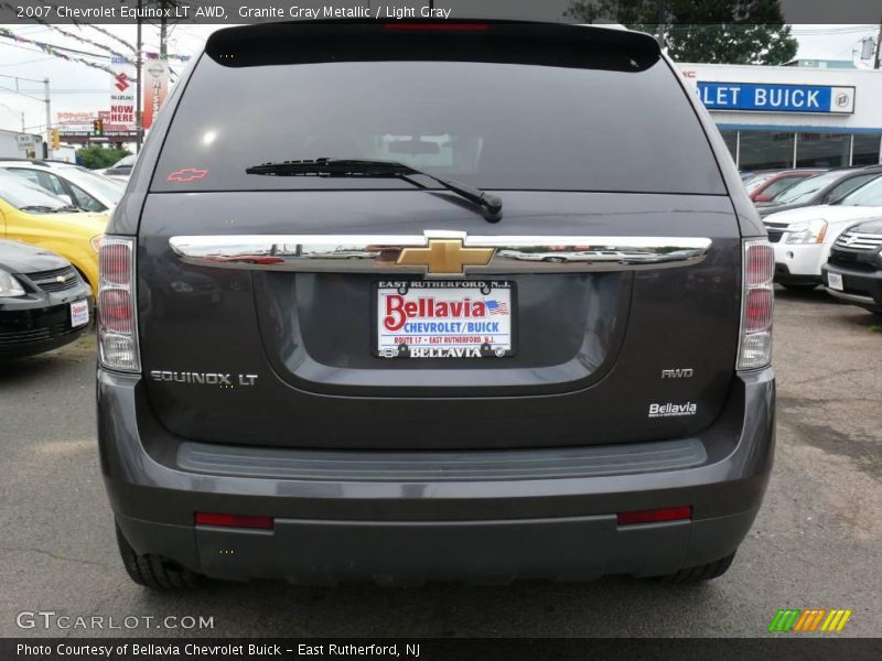 Granite Gray Metallic / Light Gray 2007 Chevrolet Equinox LT AWD