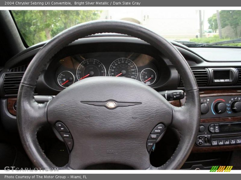 Bright Silver Metallic / Dark Slate Gray 2004 Chrysler Sebring LXi Convertible