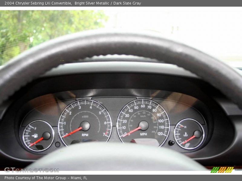 Bright Silver Metallic / Dark Slate Gray 2004 Chrysler Sebring LXi Convertible