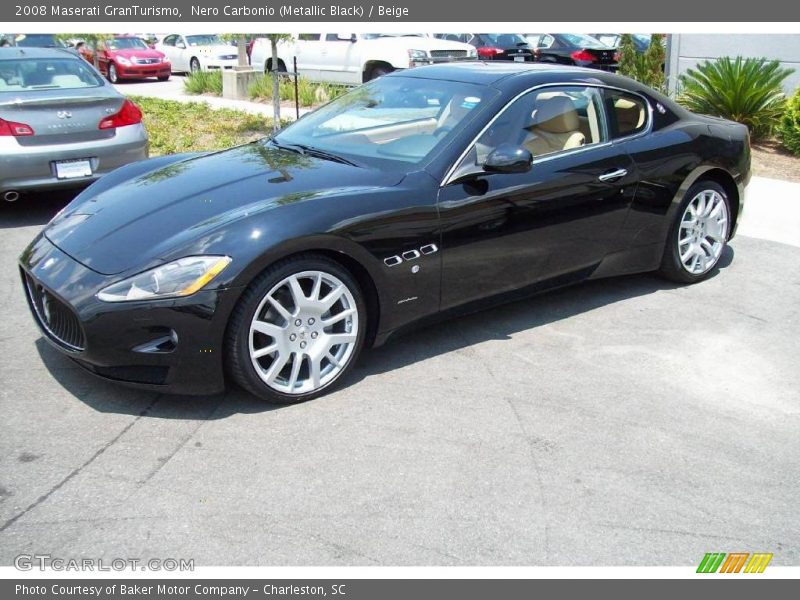 Nero Carbonio (Metallic Black) / Beige 2008 Maserati GranTurismo