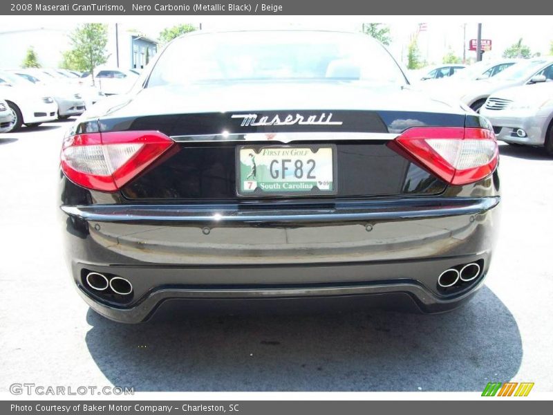 Nero Carbonio (Metallic Black) / Beige 2008 Maserati GranTurismo