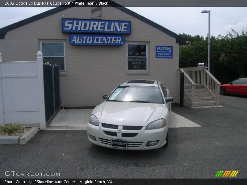 Satin White Pearl / Black 2003 Dodge Stratus R/T Coupe