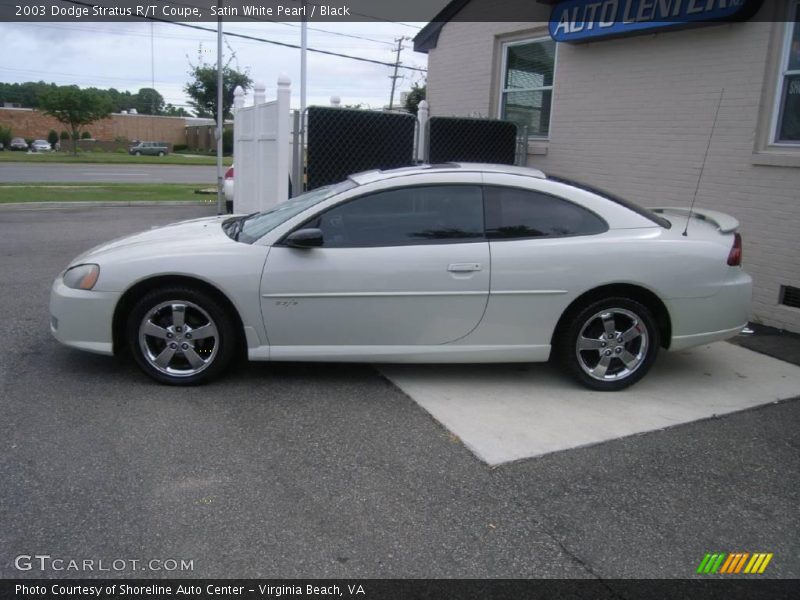Satin White Pearl / Black 2003 Dodge Stratus R/T Coupe