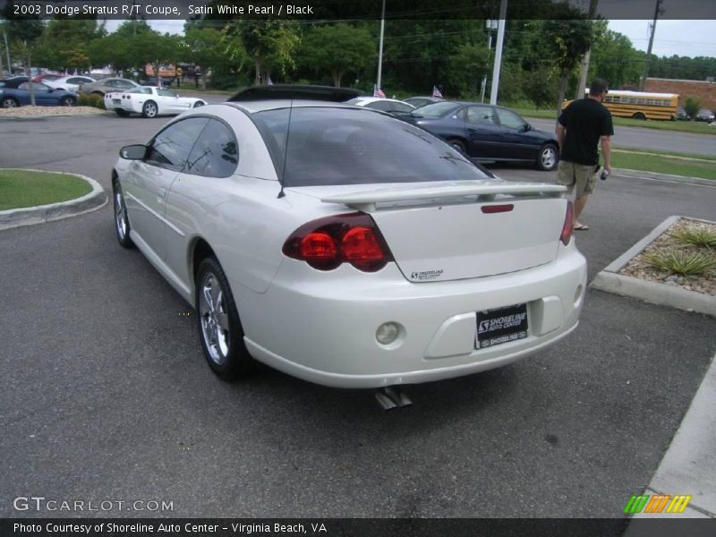Satin White Pearl / Black 2003 Dodge Stratus R/T Coupe