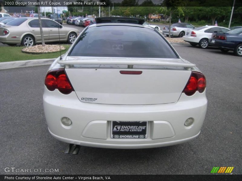 Satin White Pearl / Black 2003 Dodge Stratus R/T Coupe