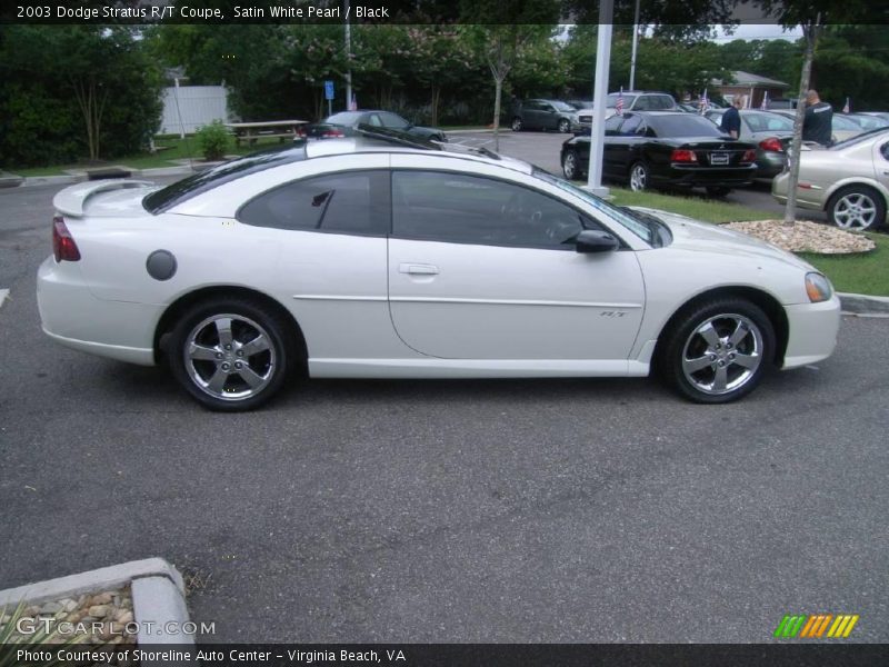 Satin White Pearl / Black 2003 Dodge Stratus R/T Coupe