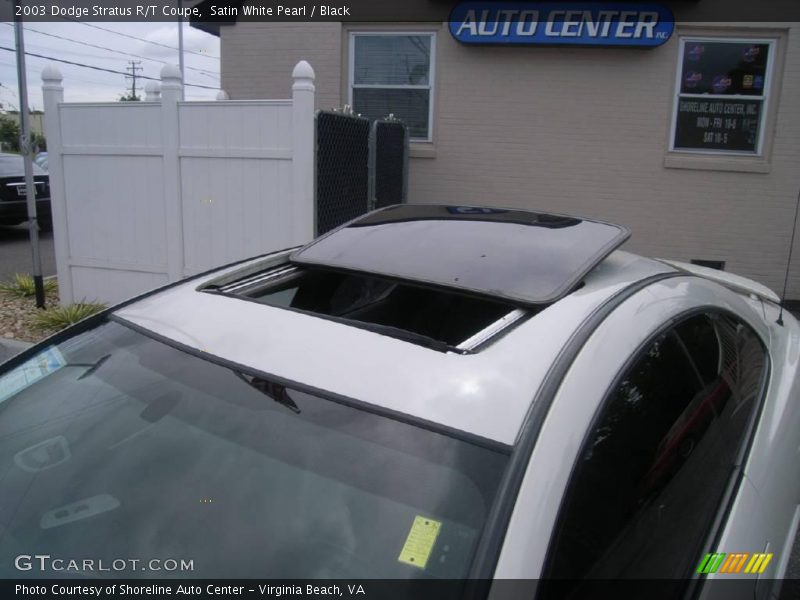 Satin White Pearl / Black 2003 Dodge Stratus R/T Coupe