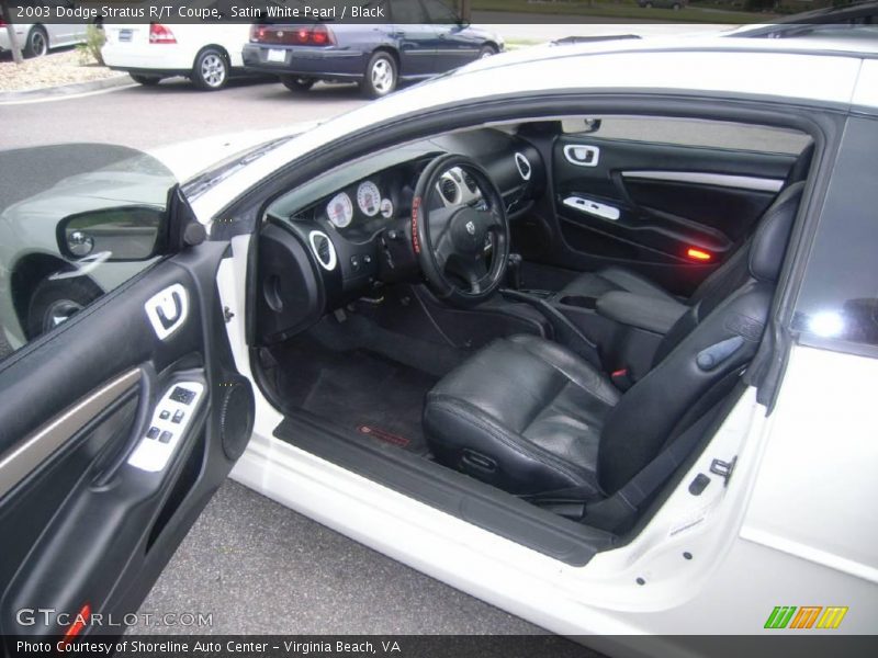 Satin White Pearl / Black 2003 Dodge Stratus R/T Coupe