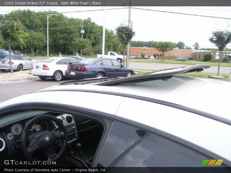 Satin White Pearl / Black 2003 Dodge Stratus R/T Coupe