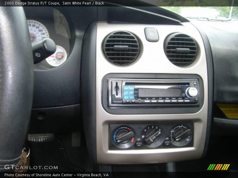 Satin White Pearl / Black 2003 Dodge Stratus R/T Coupe