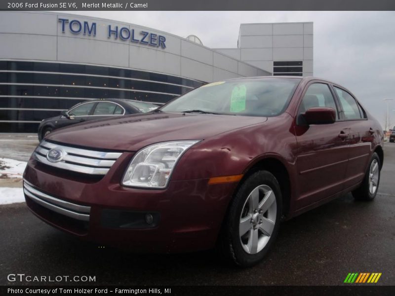 Merlot Metallic / Camel 2006 Ford Fusion SE V6