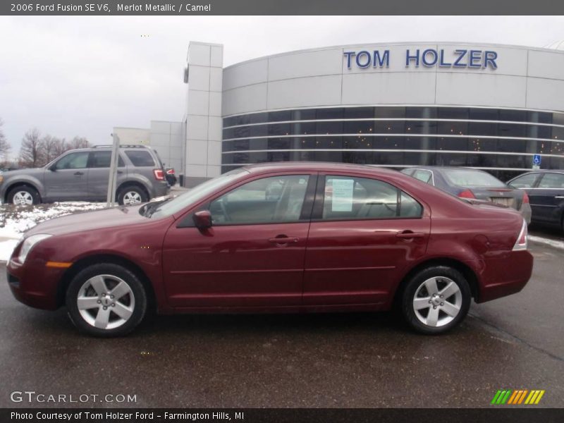 Merlot Metallic / Camel 2006 Ford Fusion SE V6