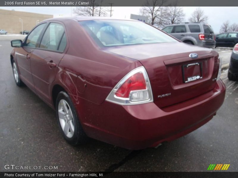 Merlot Metallic / Camel 2006 Ford Fusion SE V6