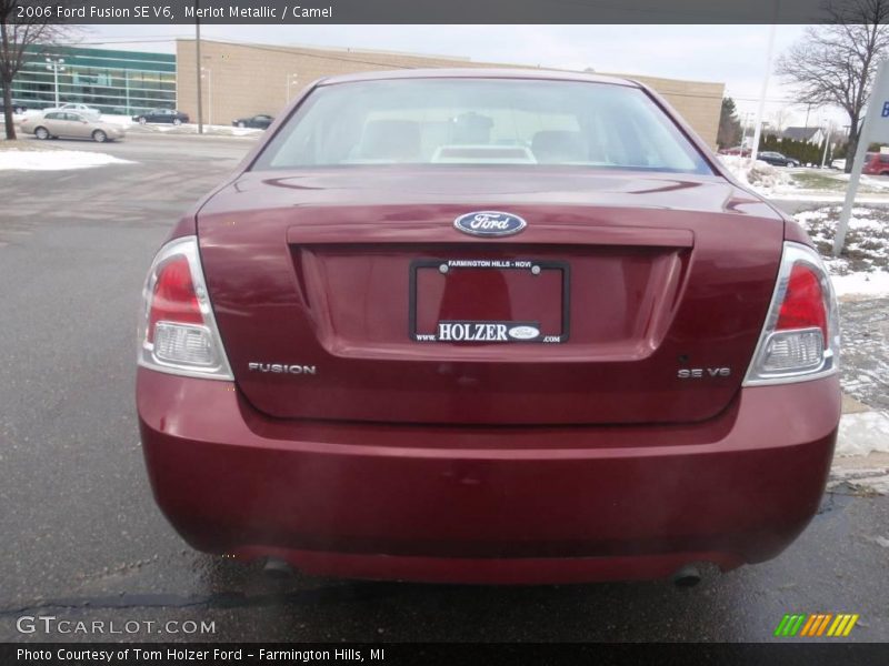 Merlot Metallic / Camel 2006 Ford Fusion SE V6