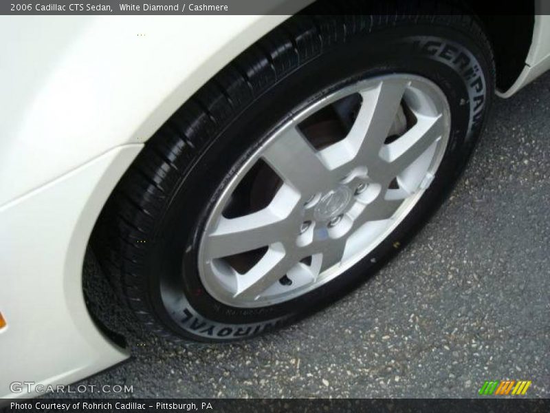 White Diamond / Cashmere 2006 Cadillac CTS Sedan