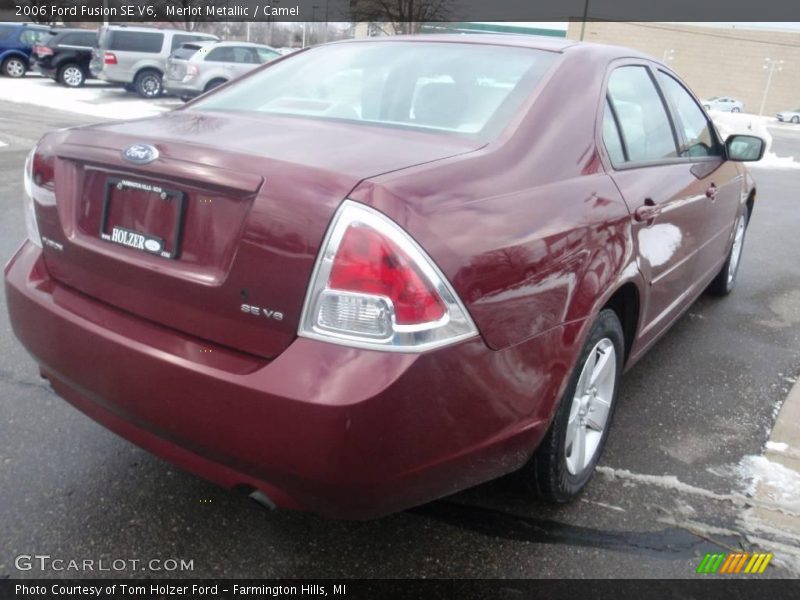Merlot Metallic / Camel 2006 Ford Fusion SE V6