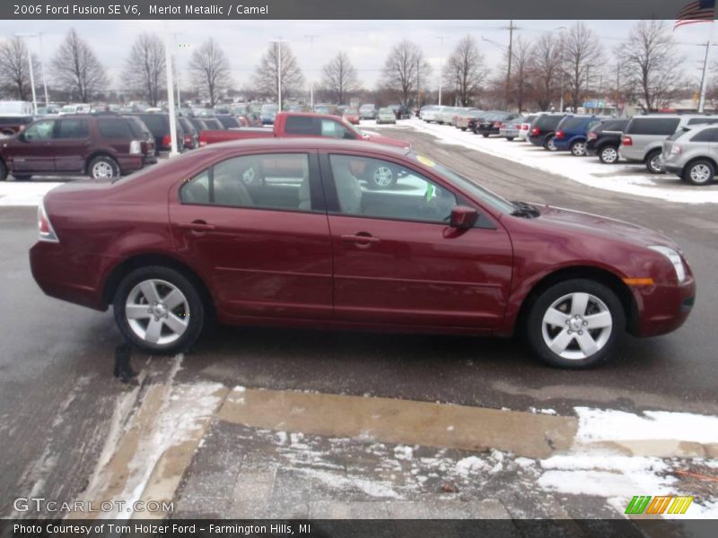 Merlot Metallic / Camel 2006 Ford Fusion SE V6