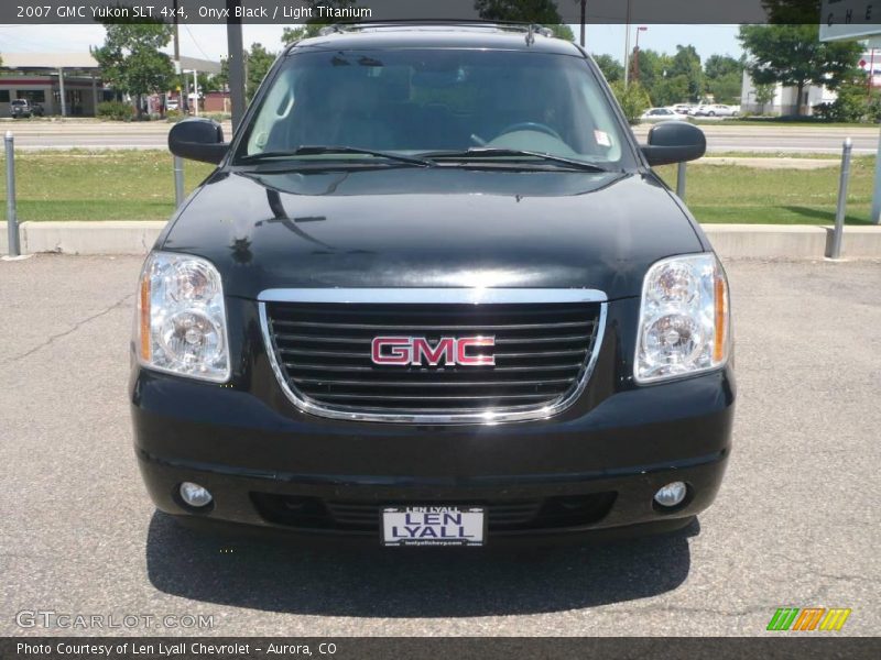 Onyx Black / Light Titanium 2007 GMC Yukon SLT 4x4