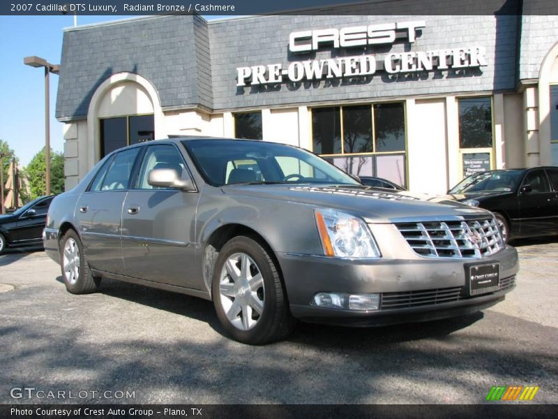 Radiant Bronze / Cashmere 2007 Cadillac DTS Luxury