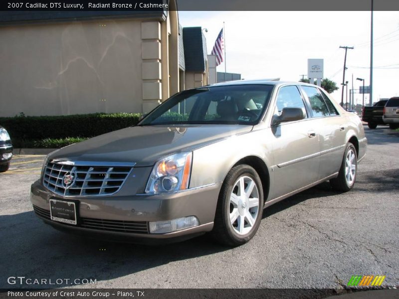 Radiant Bronze / Cashmere 2007 Cadillac DTS Luxury