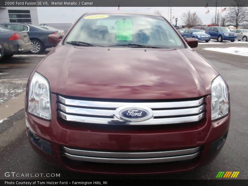 Merlot Metallic / Camel 2006 Ford Fusion SE V6
