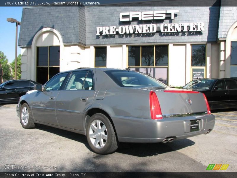 Radiant Bronze / Cashmere 2007 Cadillac DTS Luxury