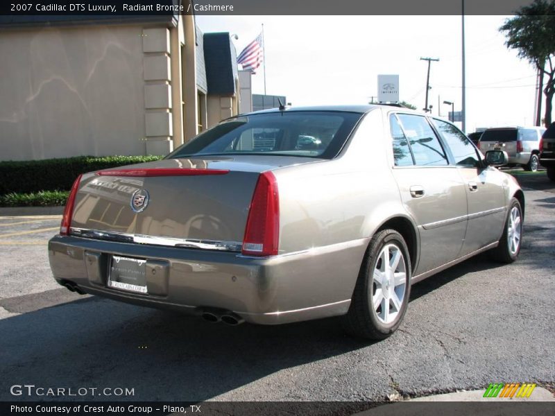 Radiant Bronze / Cashmere 2007 Cadillac DTS Luxury