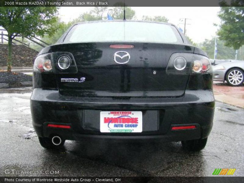 Black Mica / Black 2008 Mazda MAZDA3 i Touring Sedan