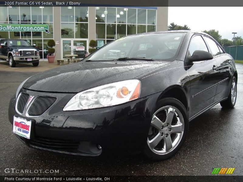 Black / Ebony 2006 Pontiac G6 V6 Sedan