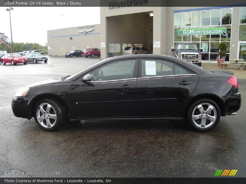 Black / Ebony 2006 Pontiac G6 V6 Sedan