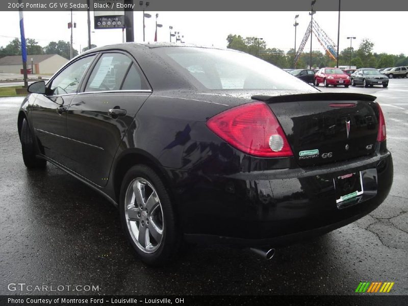 Black / Ebony 2006 Pontiac G6 V6 Sedan